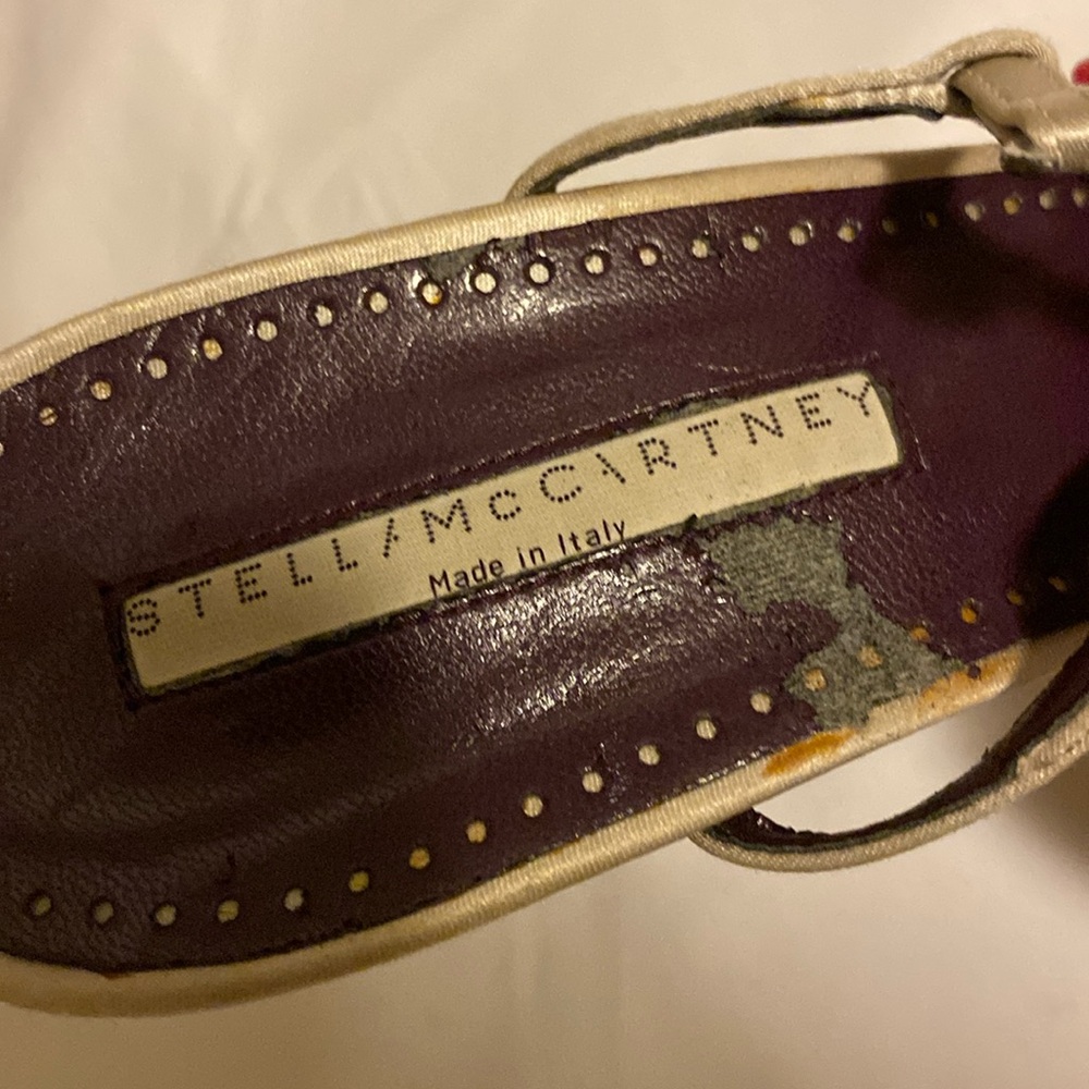 Stella McCartney strappy sandals heels size 39.5 - Picture 6 of 16